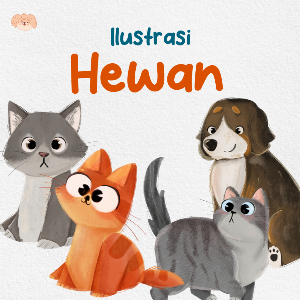Jual Ilustrasi Hewan Kartun (Soft File Only) | Shopee Indonesia