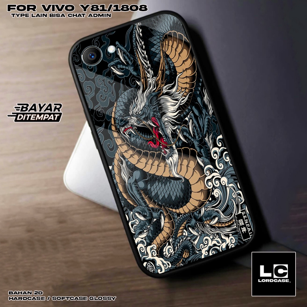 Printed Tshirts Vivo Y81 Smoke Cover Case Cover Hardcase Vivo