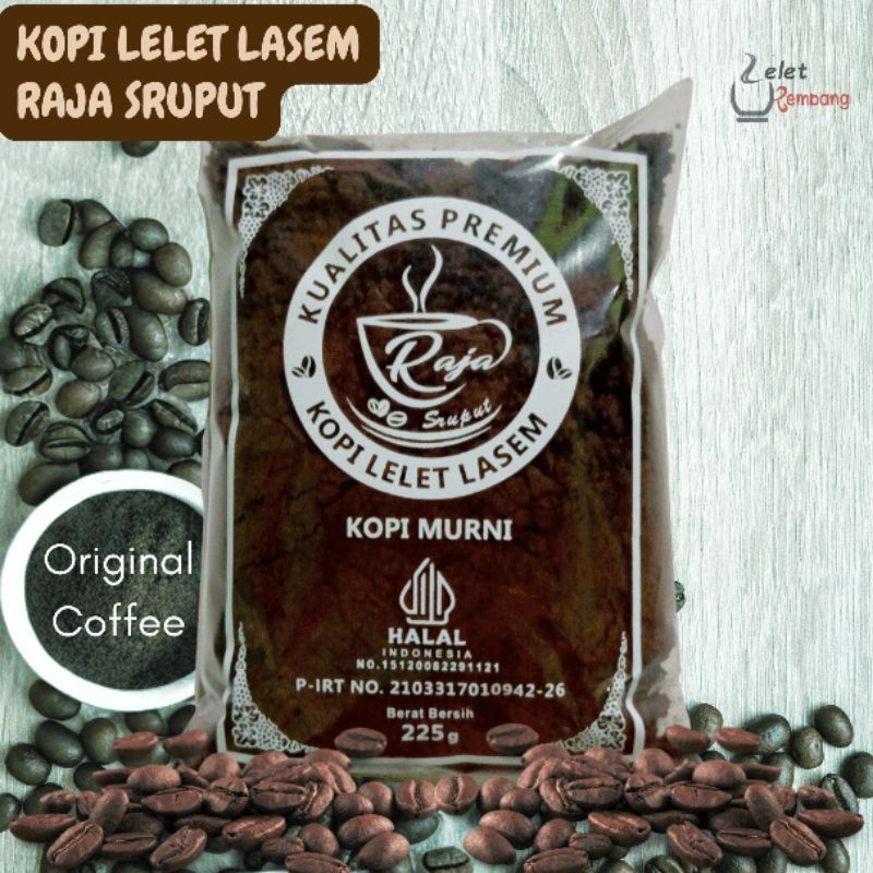 Jual KOPI LELET RAJA SRUPUT / Kopi lelet Lasem Rembang kualitas Super ...
