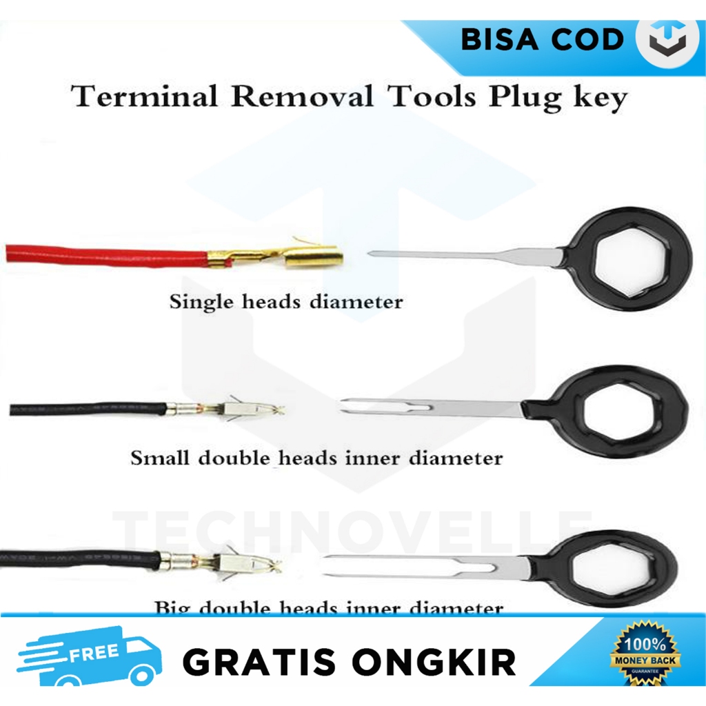 Jual ALAT PEMBUKA KUNCI TERMINAL REMOVAL TOOLS PIN EXTRACTOR KIT ...