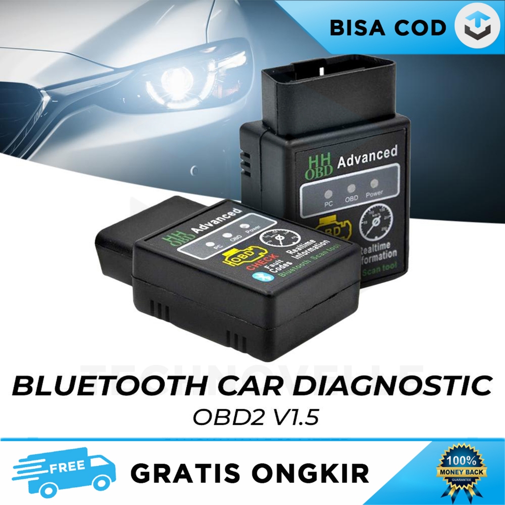 Jual ALAT SCANNER MOBIL OBDII UNIVERSAL WIRELESS BLUETOOTH CAR ...