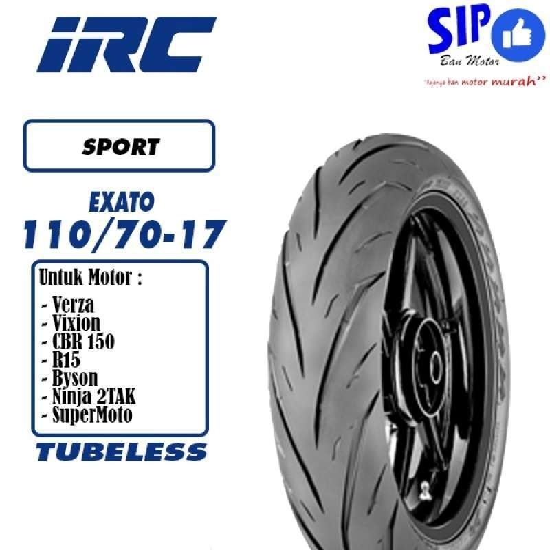 Jual BAN LUAR IRC 110-70/17 TUBLESS | Shopee Indonesia
