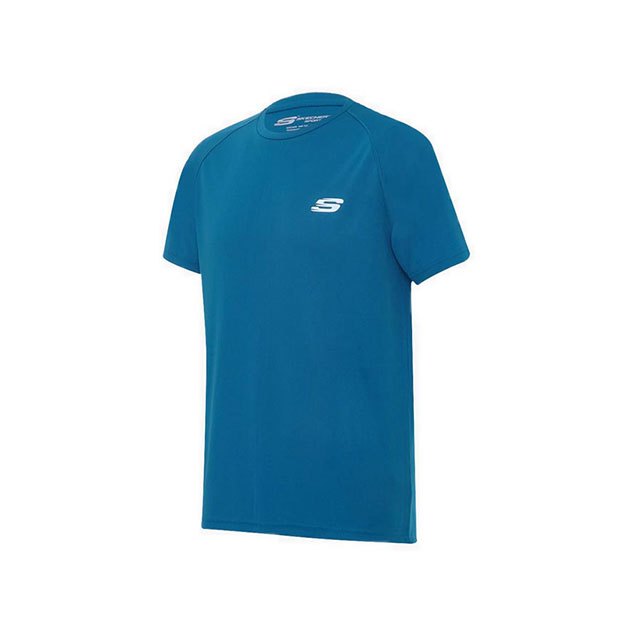 Skechers t best sale shirt mens silver