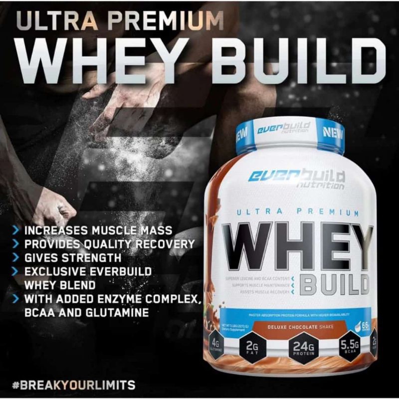 Jual Everbuild Whey Ultra Premium Protein Whey Build 5lbs 5 Lb Shopee