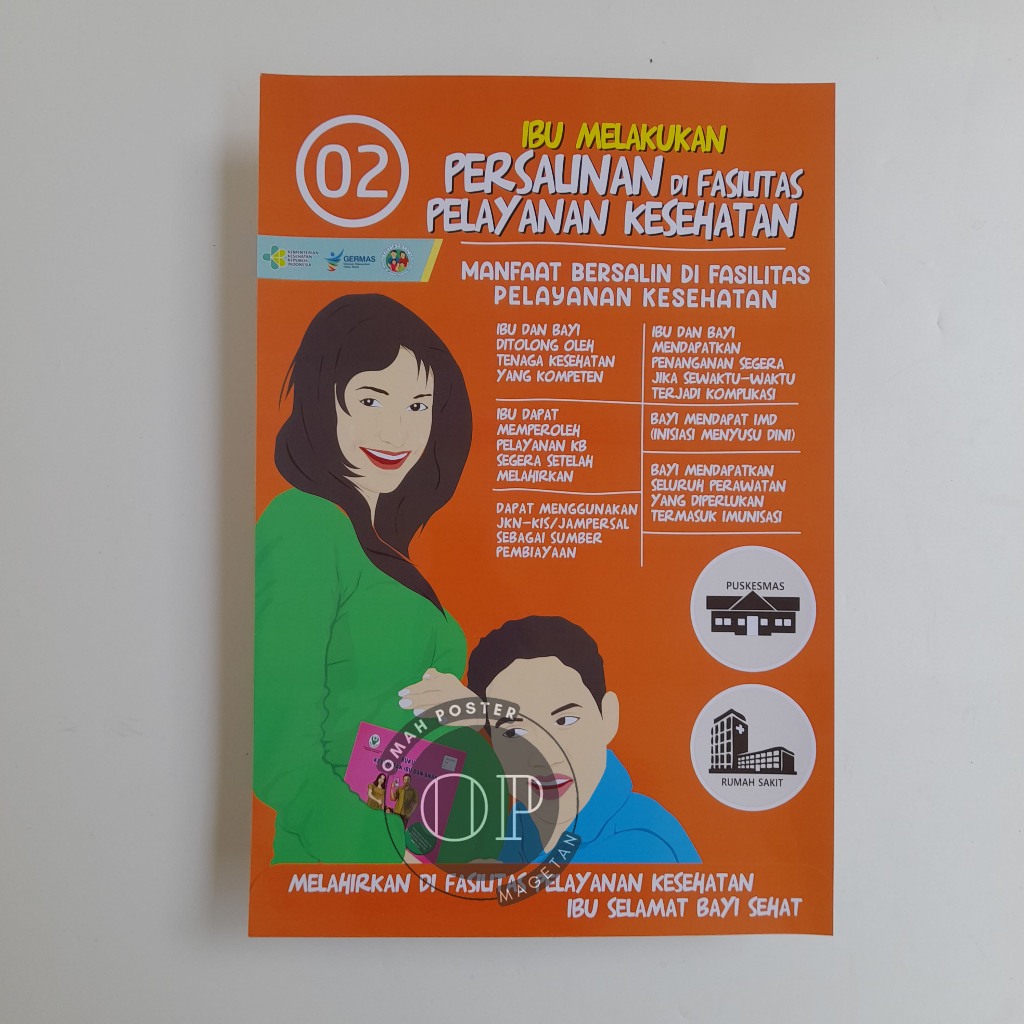 Jual Poster Ibu Melakukan Persalinan DIfasilitas Kesehatan - 12 ...