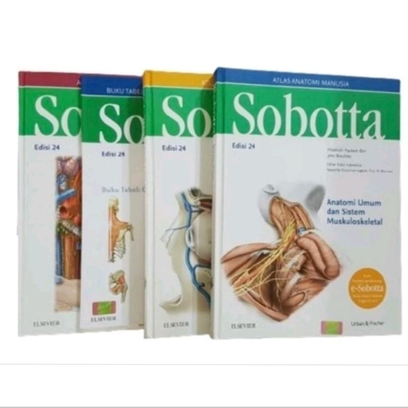 Jual Buku, ATLAS ANATOMI MANUSIA, Sobotta. Edisi 24, Jilid, 1,2&3 + 1 ...