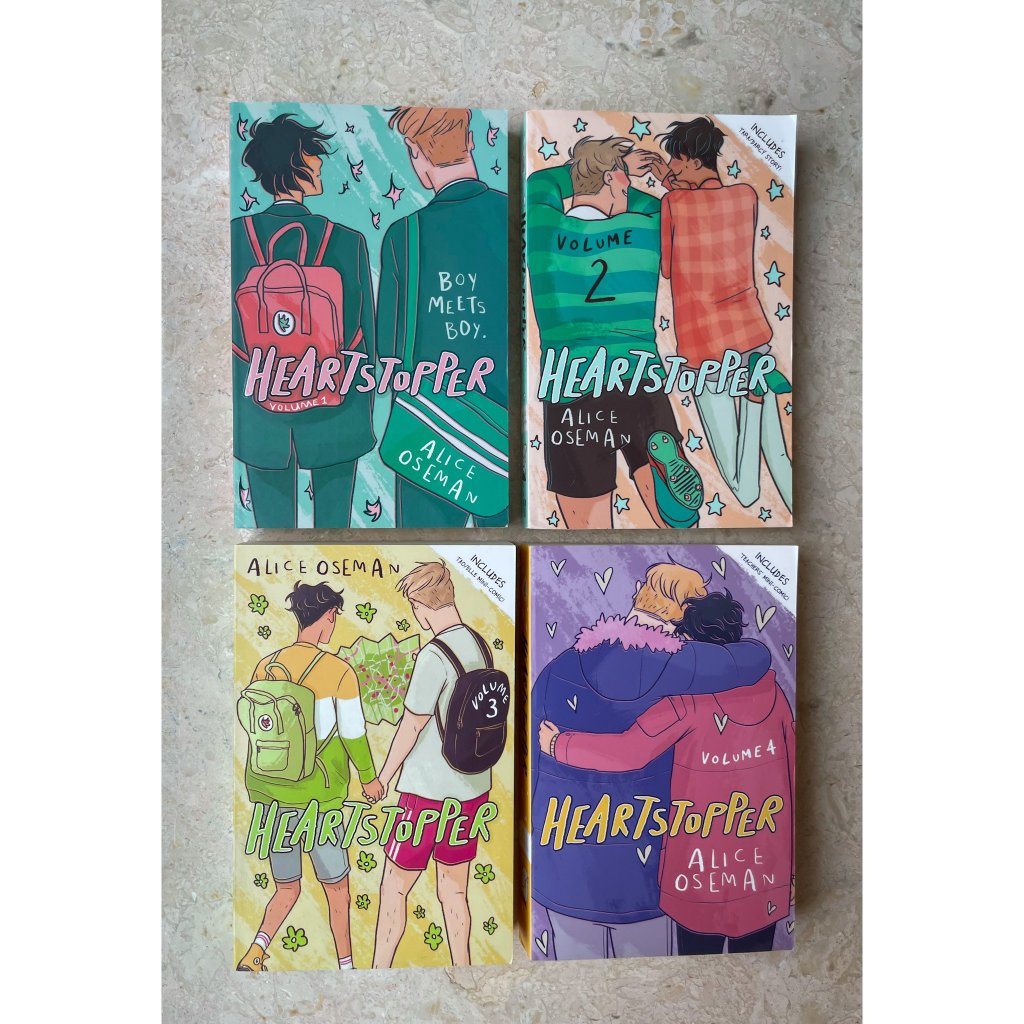 Jual [ENGLISH] PAKET 4 NOVEL HEARTSTOPPER - ALICE OSEMAN [ORIGINAL ...