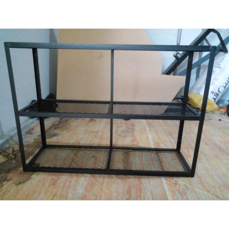 Jual Rak Kawat 3 susun Ukuran 25cm x 60cm dengan tinggi 70cm | Shopee ...