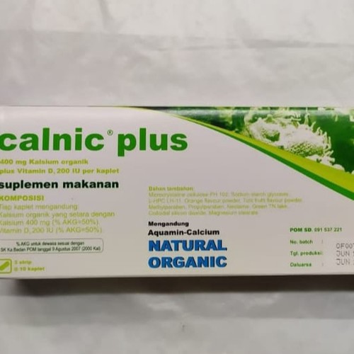 Jual Calnic plus kalsium isi 30 tablet | Shopee Indonesia