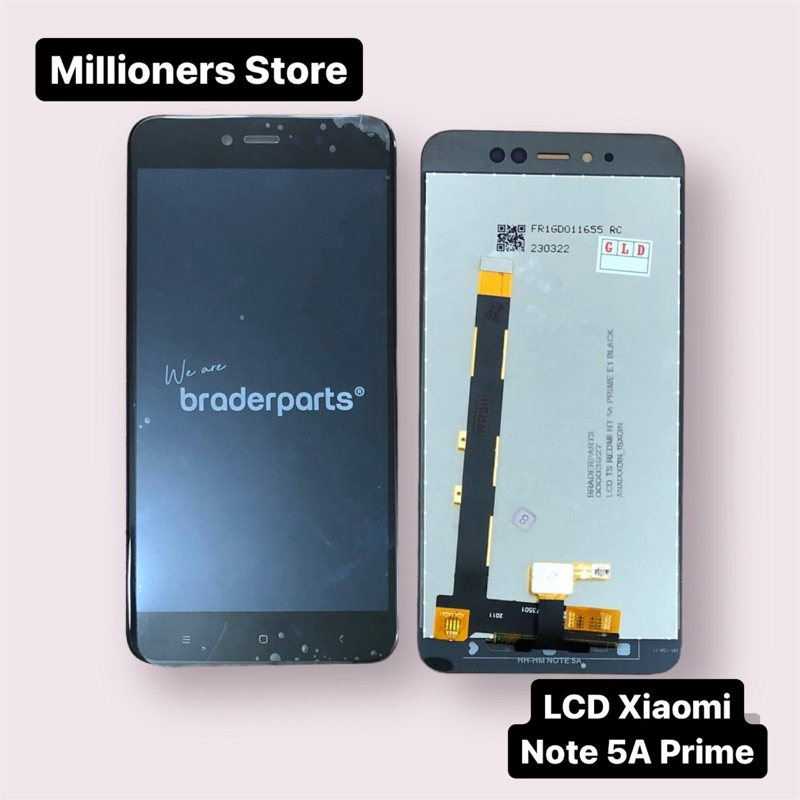 Jual LCD Xiaomi Note 5A Prime Original BRADER PARTS Touchscreen LCD ...