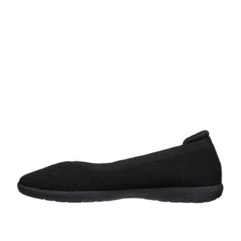 Flat Shoes Black Flat Skechers Skechers EZ Flex Sweetpea Womens