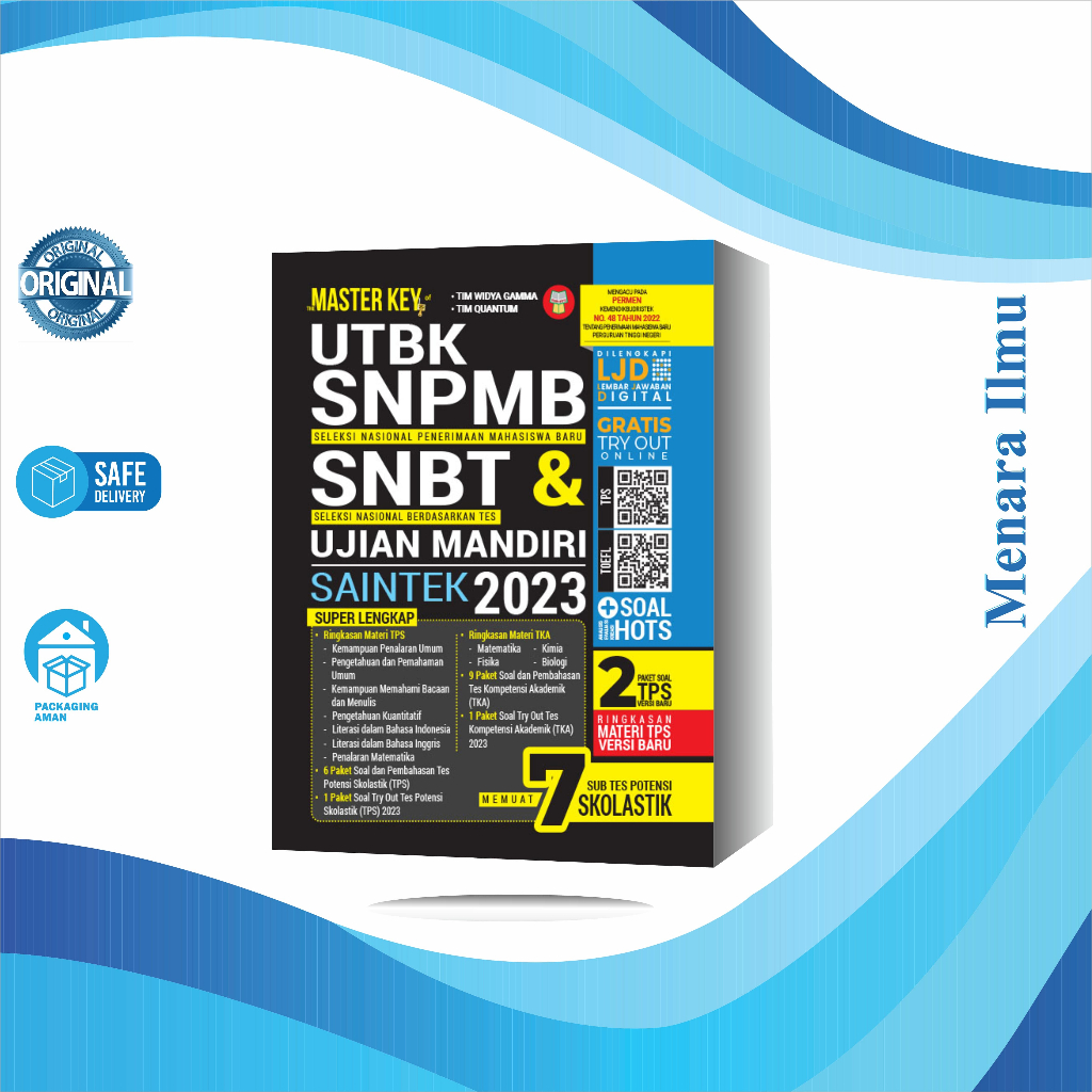 Jual BUKU THE MASTER KEY OF UTBK-SNPMB SNBT & UJIAN MANDIRI SAINTEK ...