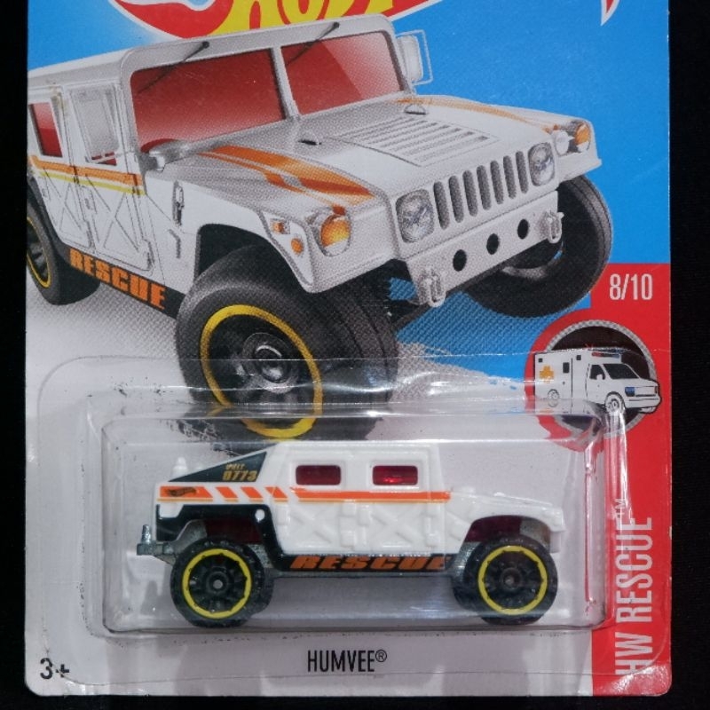 Jual Diecast Mobil Hot Wheels Hummer Humvee Rescue Putih White American ...