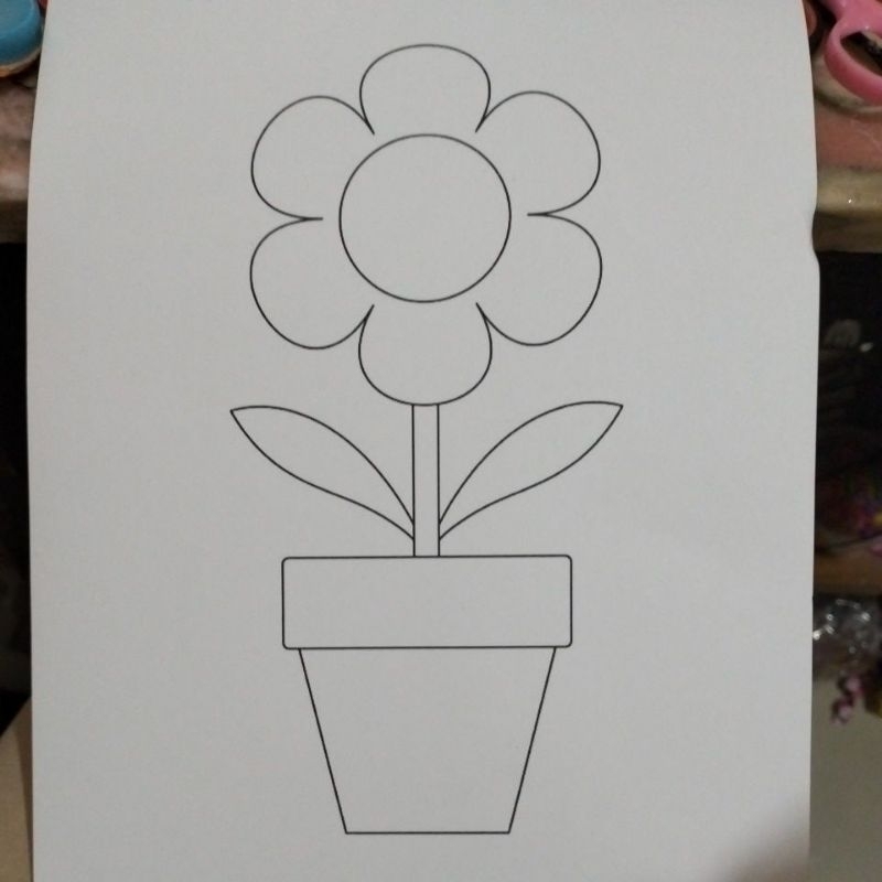 Jual Gambar untuk kolase biji-origami atau untuk mewarnai | Shopee