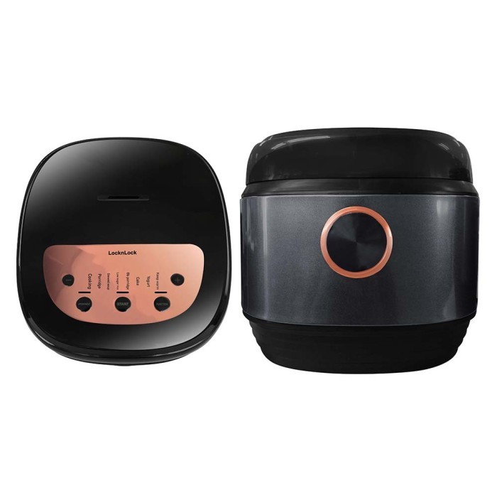 Jual NEW LocknLock EJR328BLK Rice Cooker Digital Low Carbo 2 Liter