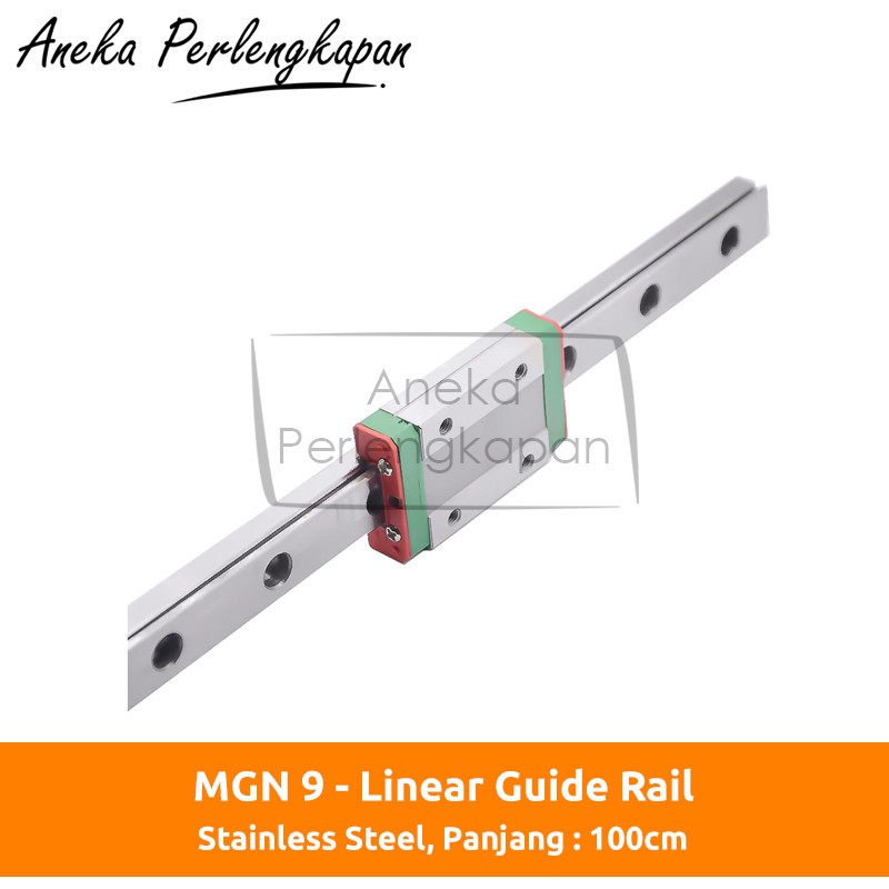 Jual MGN9 / MGN 9 Linear Guide / Rel Linear CNC / Stainless Steel 100cm ...