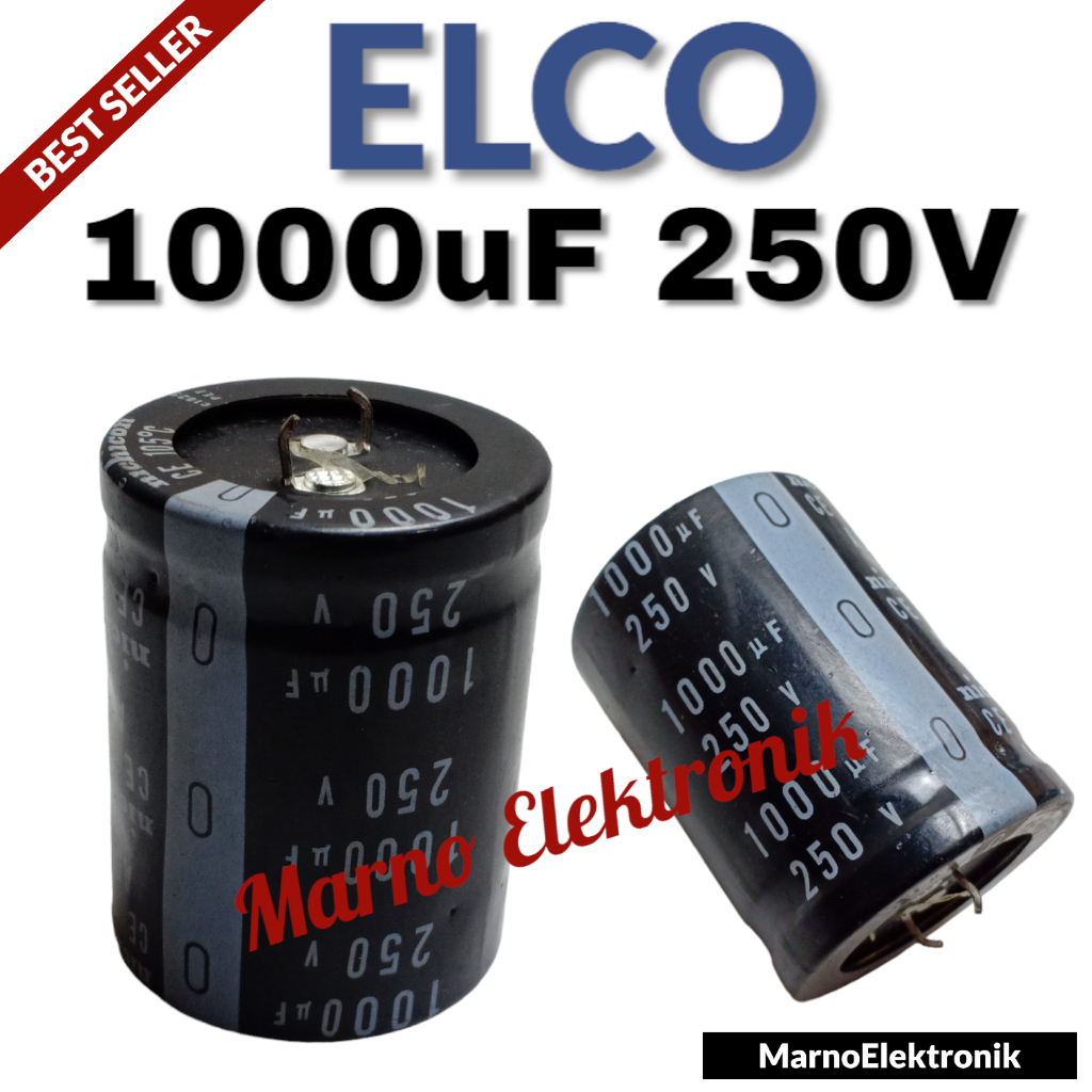 Jual Capasitor Elco 1000 Uf 250 V Kapasitor 1000uf 250v Asli Original