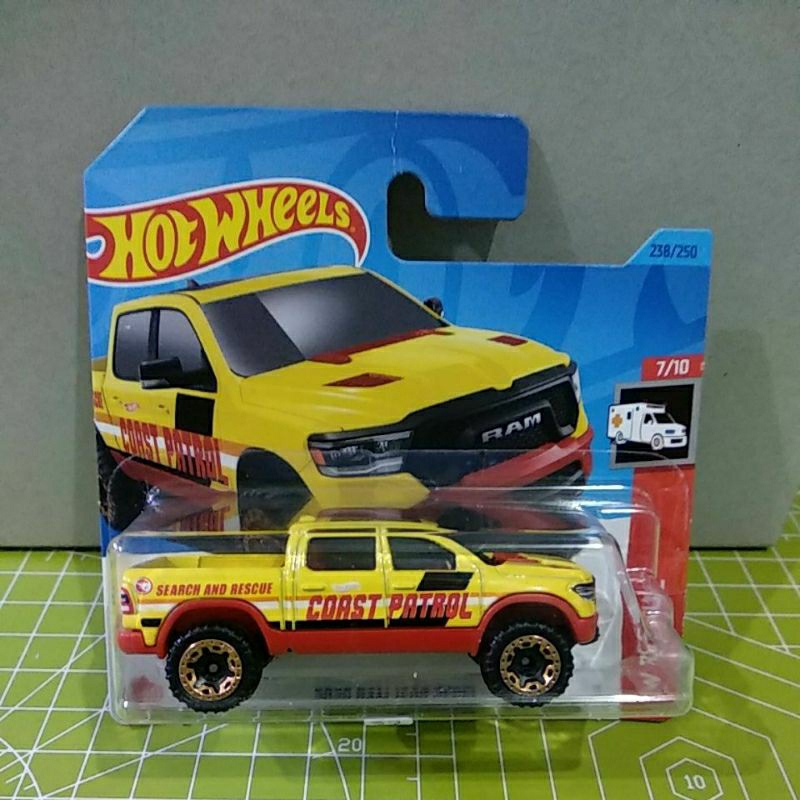 Jual Hot Wheels Ram Rebel Hw Rescue Short Card Treasure Hunt