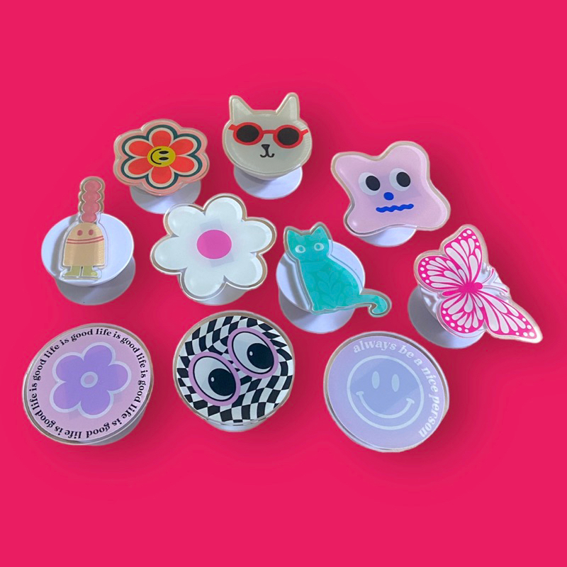 Jual AWCASE - POP SOCKET ACRYLIC(ONLY POP SOCKET) | Shopee Indonesia