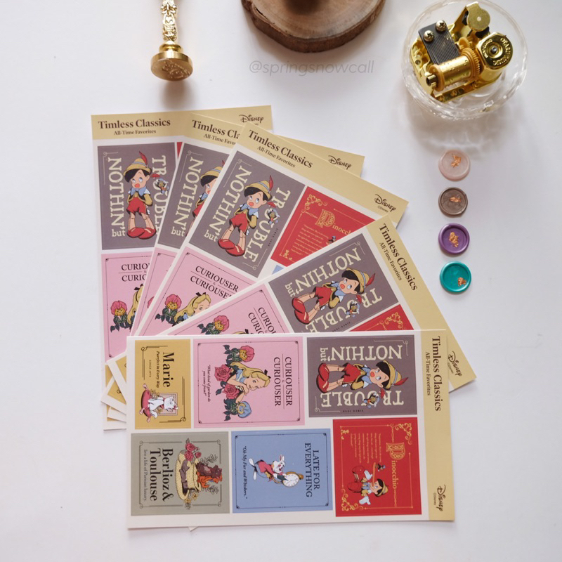 Jual Sticker Disney Pinocchio Limited 1 Lembar | Shopee Indonesia