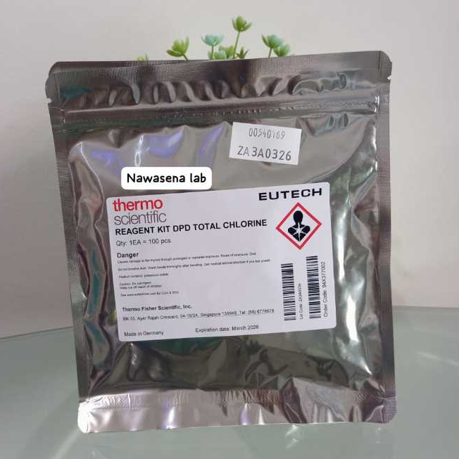 Jual EUTECH Reagent Kit Total Chlorine DPD 94X377002 | Shopee Indonesia