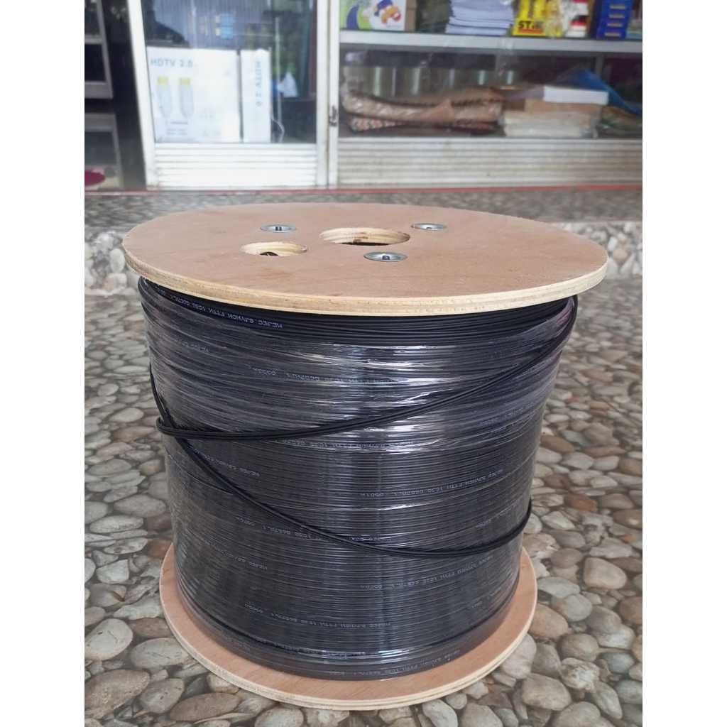 Jual KABEL FO 1 CORE 3 SELING 1000M DROPCORE FIBER OPTIC 1KM | Shopee ...