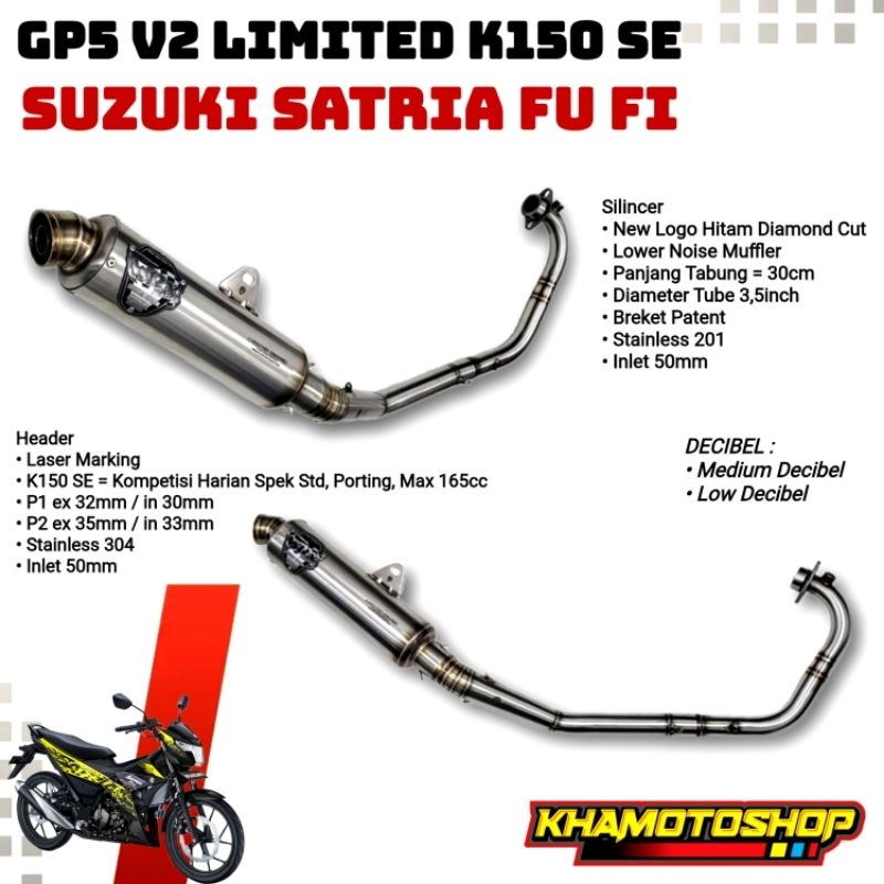 Jual WRX GP5 V2 LIMITED K150 / K150 SE SATRIA FU FI | Shopee Indonesia