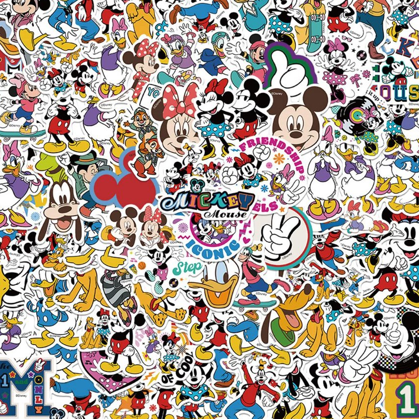 Jual (30 PCS) Sticker Micky Mouse Glossy Dan Anti Air | Shopee Indonesia