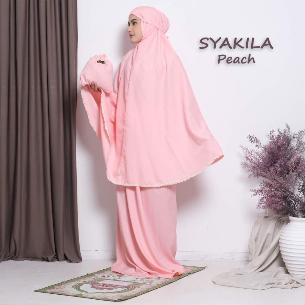 Jual Full Set Sajadah + Mukena Syakila Traveling Series Katun Premium ...