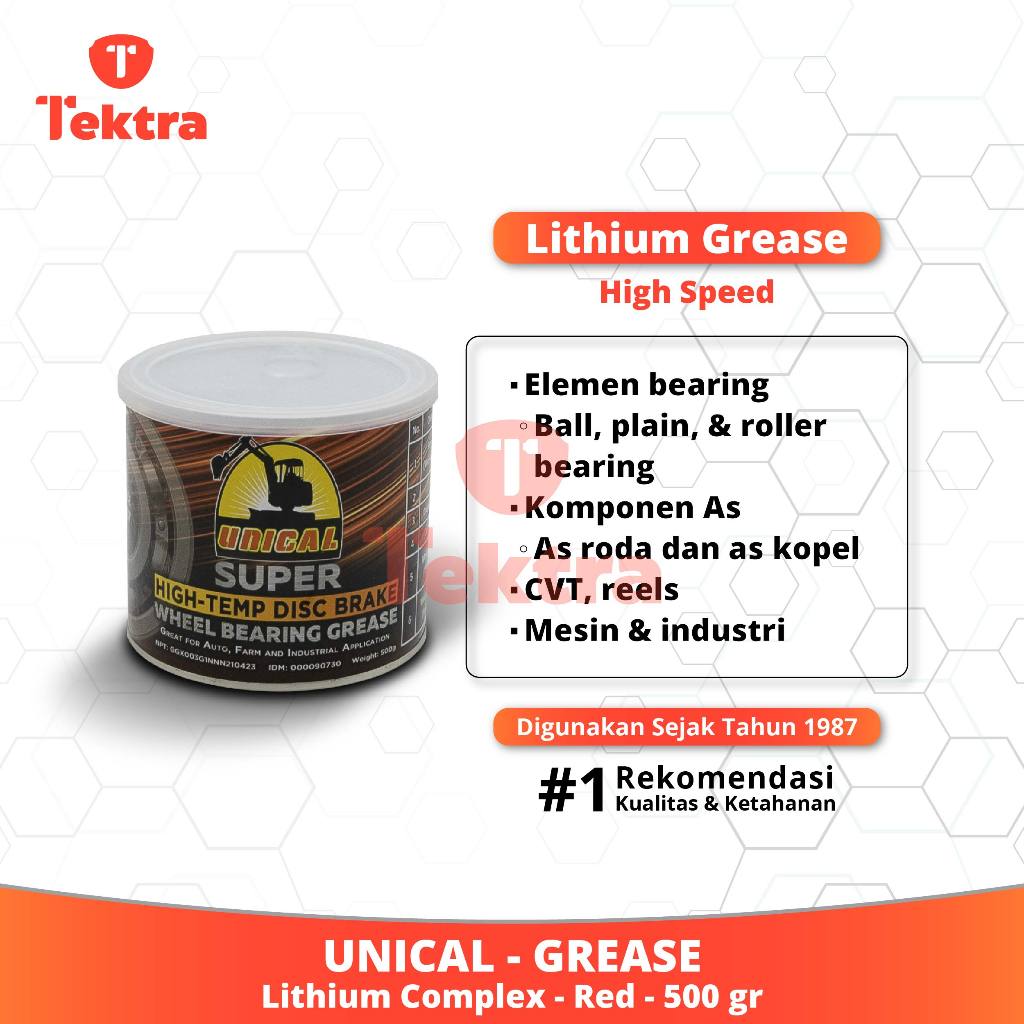Jual Unical Lithium Complex High Temperature Bearing Grease / Minyak ...