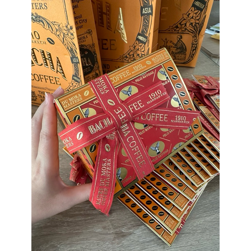 Jual Bacha Coffee Sleeve Box Christmas Edition Greeting Card Bacha ...