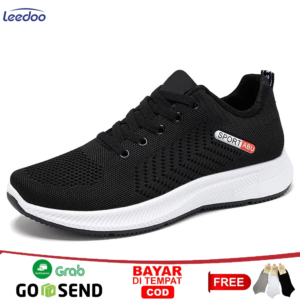 Jual Leedoo Sepatu Sneaker Pria Original Casual Sepatu Olahraga Tali