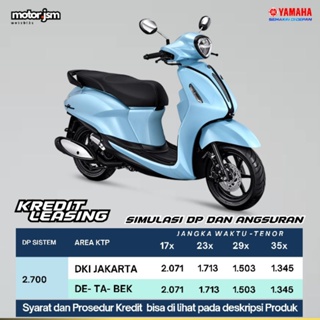 Harga Cash dan Kredit Motor Yamaha Fino 125 Dp Murah Cicilan Ringan