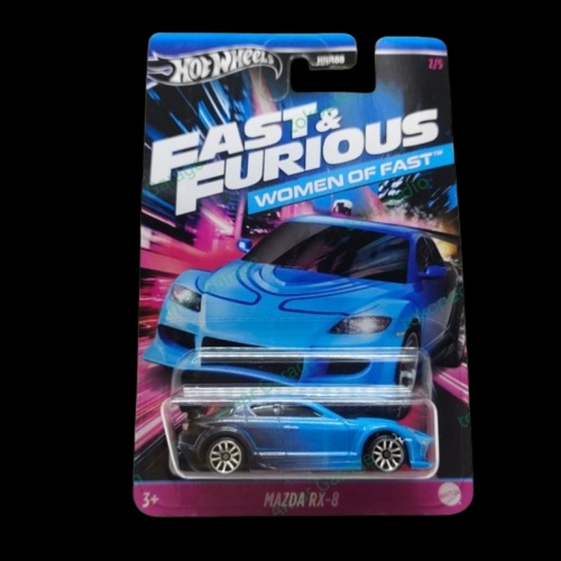 Jual HOT WHEELS MAZDA RX8 WOMEN FAST FURIOUS 2023 | Shopee Indonesia