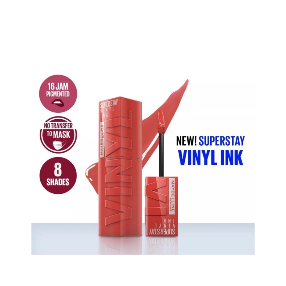 Jual Maybelline Superstay Vinyl Ink Tint 65 Saucy Original Shopee Indonesia 8583