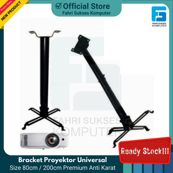 Jual Bracket Infocus Gantung Universal 80cm – 2 Meter / Bracket ...