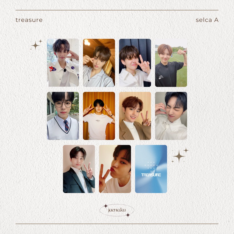 Jual [TREASURE] PHOTOCARD TREASURE SELCA 3 | Shopee Indonesia