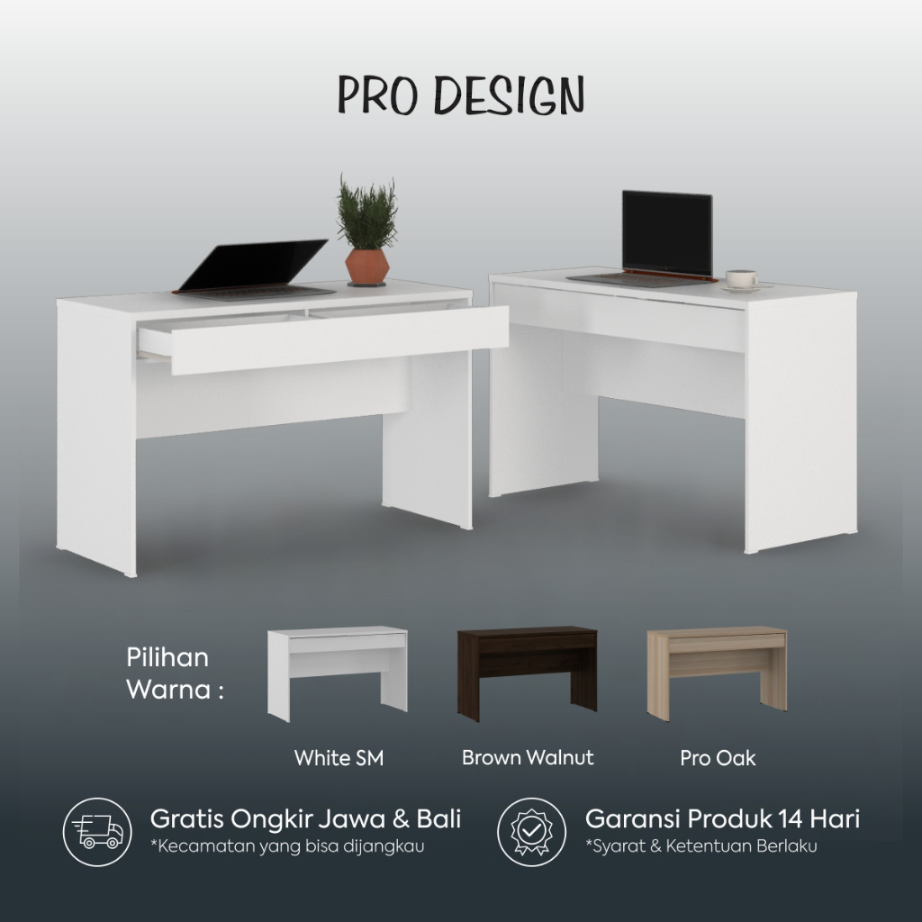 Jual Pro Design Yuka DK120 Meja Kerja / Meja Kantor | Shopee Indonesia
