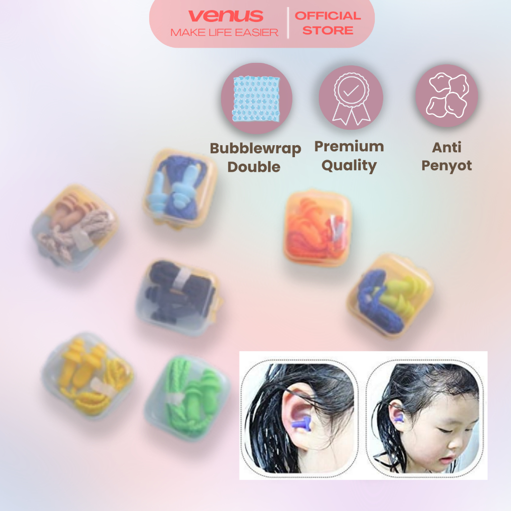 Jual VENUSJKT Earplug Penutup Telinga UltraFit Corded Safety Ear Plug