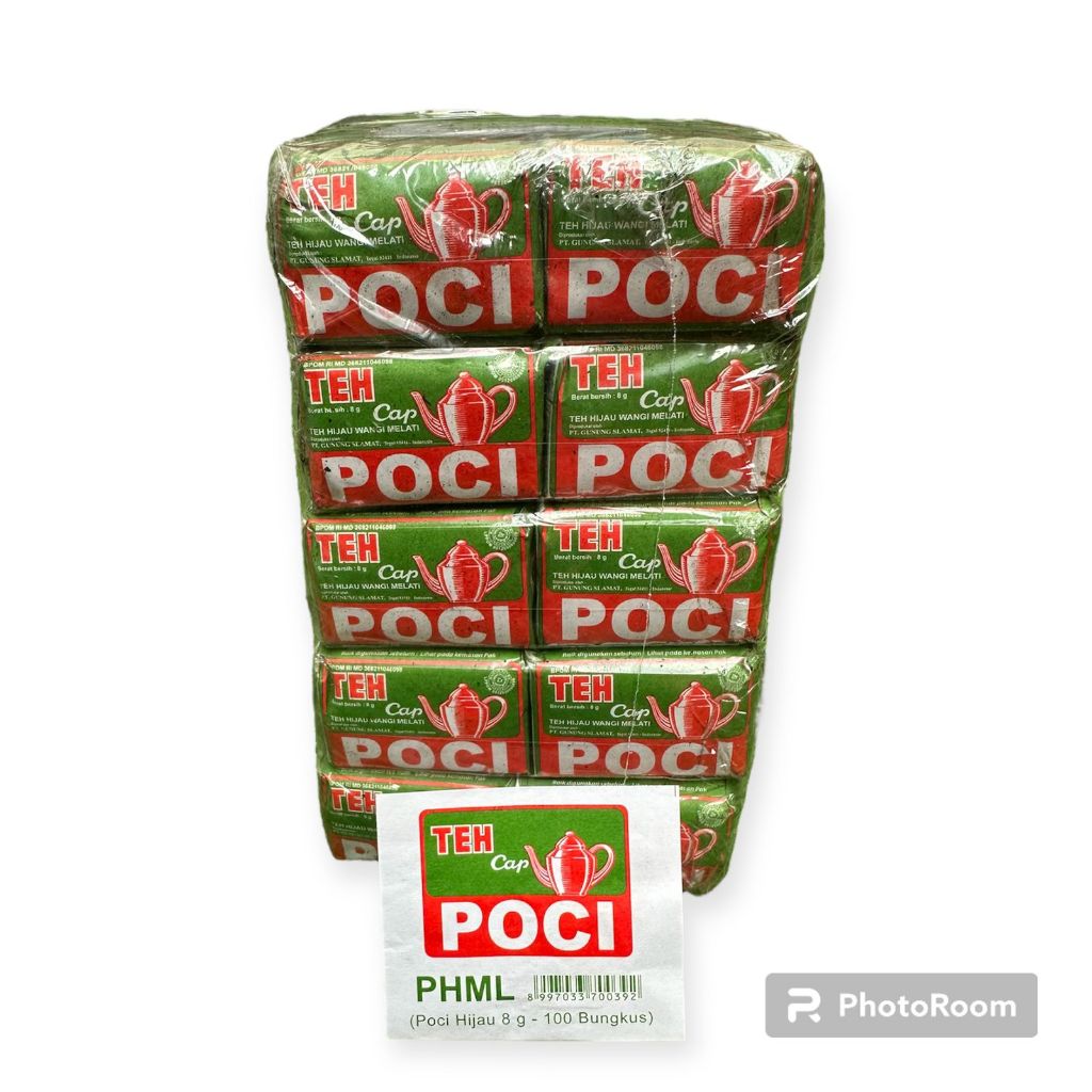 Jual TEH POCI HIJAU 8 GRAM / TEH SLAWI WANGI KHAS SOLO GRAMX10-POCI ...