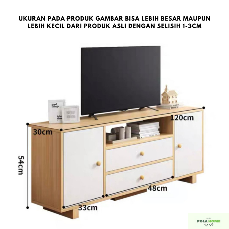 Jual Pola NORWICH TV Cabinet Rak TV Rak Penyimpanan Multifungsi ...