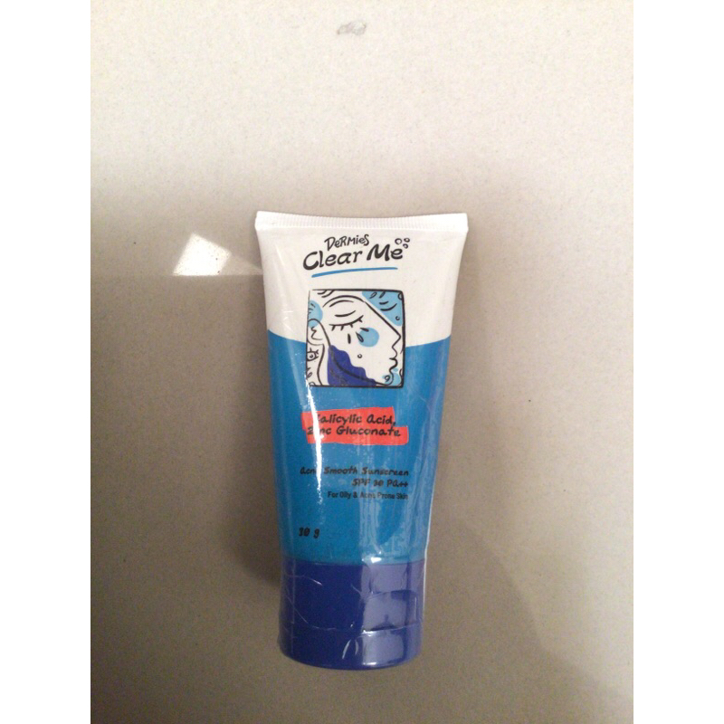 Jual Dermies Acne smooth Sunscreen Clear me salicylic Acid Zinc