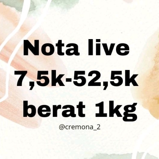 Jual Tanaman Live Nota 7.5 ribu SD 52.5 ribu | Shopee Indonesia