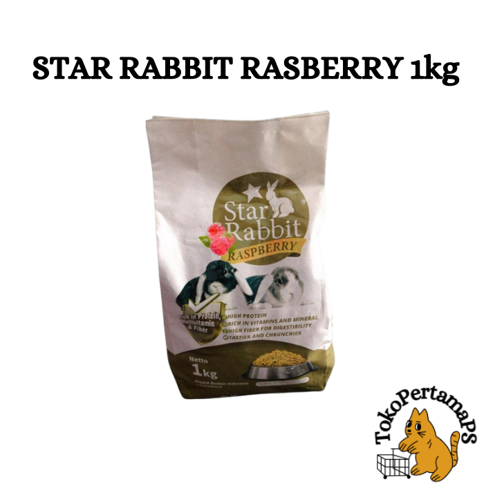 Jual Star Rabbit Rasberry 1kg Freshpack Makanan Kelinci | Shopee Indonesia