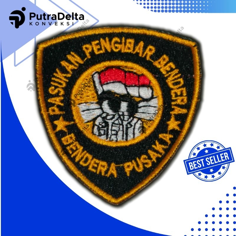 Jual Bet Bedge Pengibar Bendera Pusaka Logo Lambang Pengibar Bendera Upacara Paskibraka Paskib 