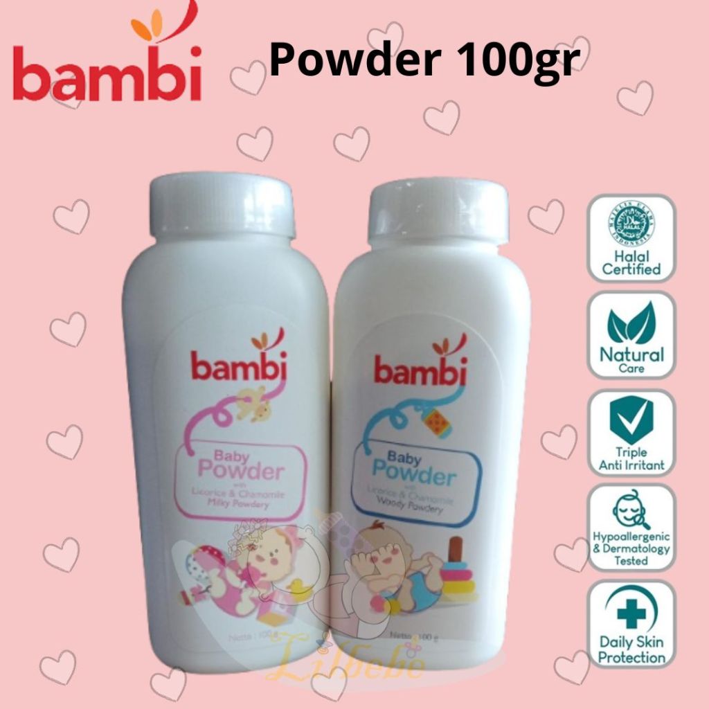 Jual Bambi Baby Powder Bedak Tabur Bayi Untuk Kulit Normal Sensitif ...