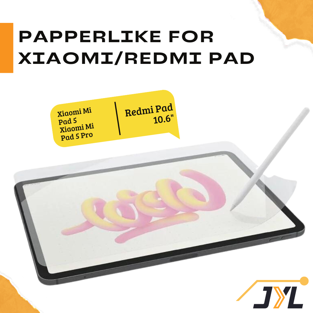 Jual Paperlike Matte Screen Protector For Drawing For Xiaomi Pad 5/5Pro ...