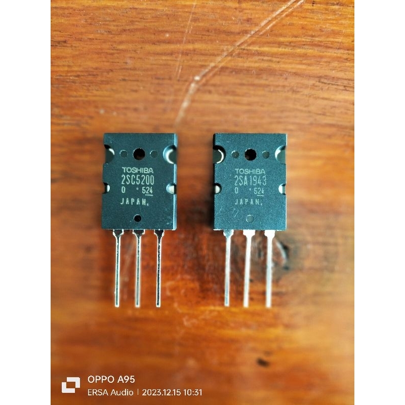 Jual transistor toshiba 2sc5200 & 2sa1943 lot 524 | Shopee Indonesia
