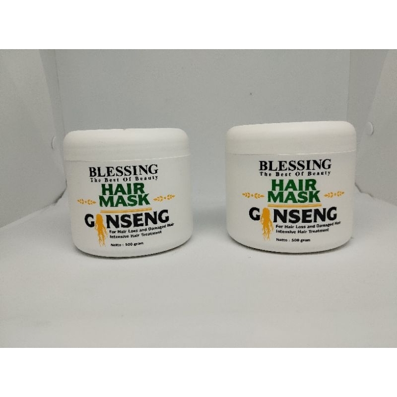 Jual BLESSING Hair Mask Treatment Ginseng (500 ml) | Shopee Indonesia