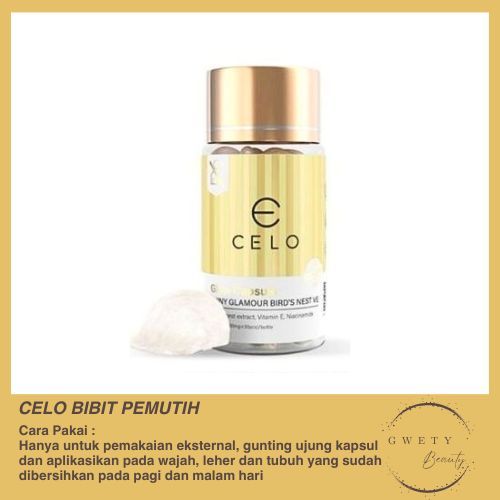 Jual CELO BIBIT PEMUTIH BIRD'S NEST VE GLOW CAPSULE PERAWATAN KULIT
